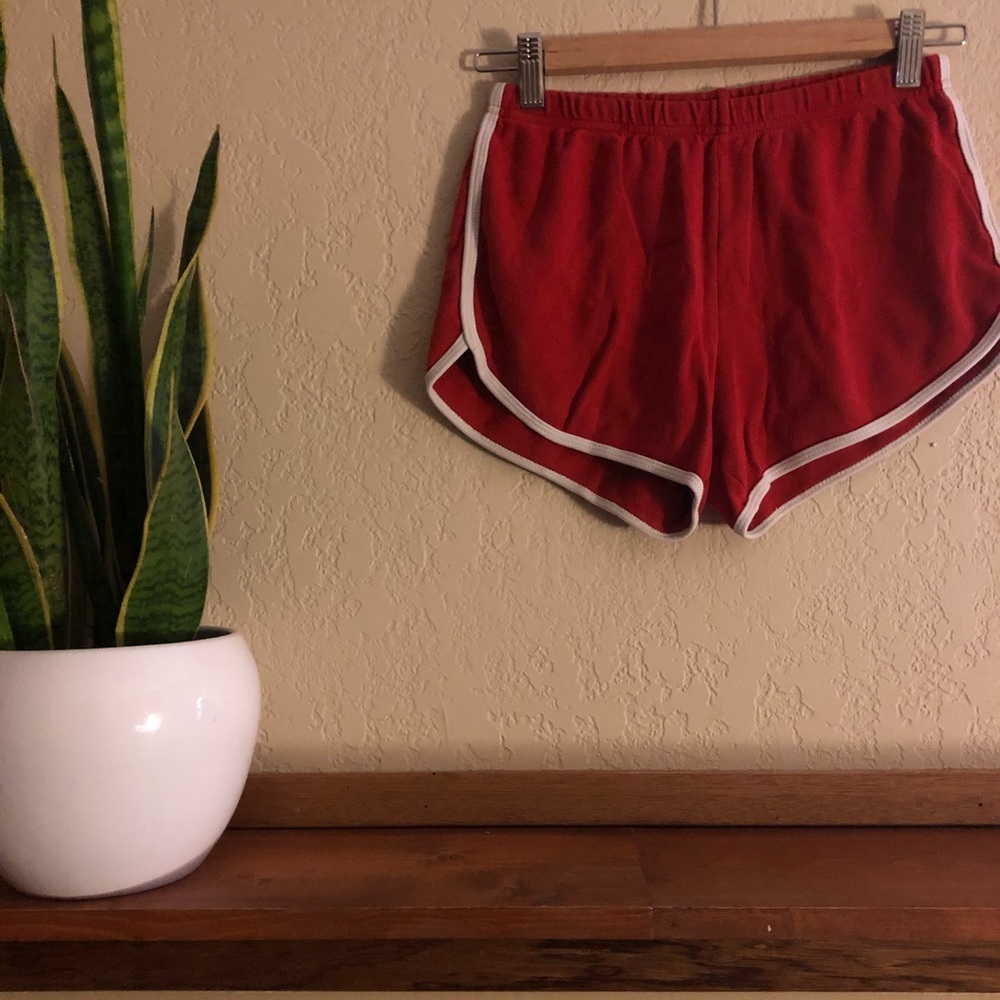 American Apparel Red Shorts